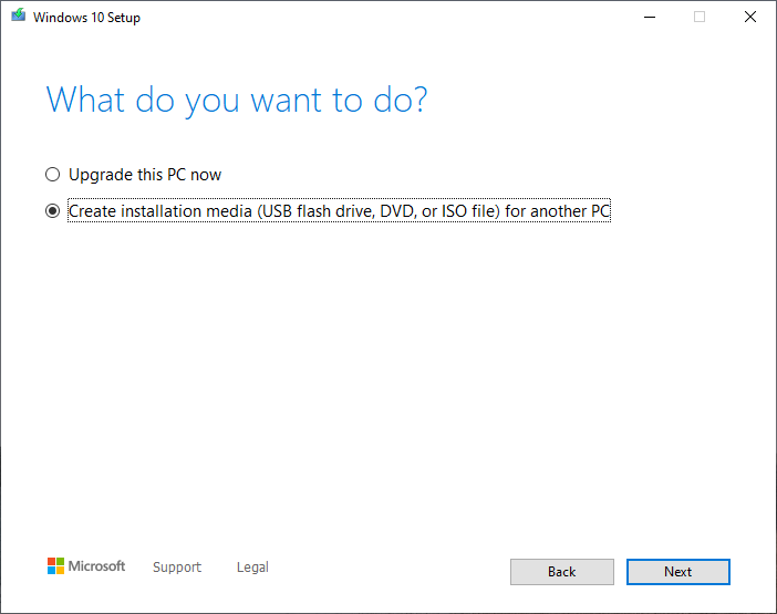 MediaCreationTool Windows10 3 - Tải Windows 10 Bản Quyền Và Tạo USB Boot Chính Thức