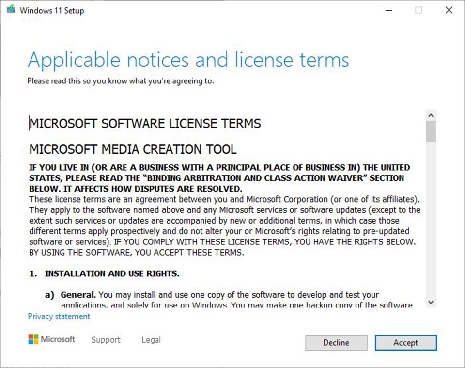 MediaCreationTool Windows11 2 - Cách Tải Windows 11 Gốc và Tạo USB Boot Chi Tiết